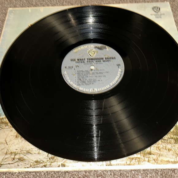**6/$20** Peter, Paul & Mary LP Vinyl Record See What Tomorrow Brings, WS 1615 - Picture 3 of 4